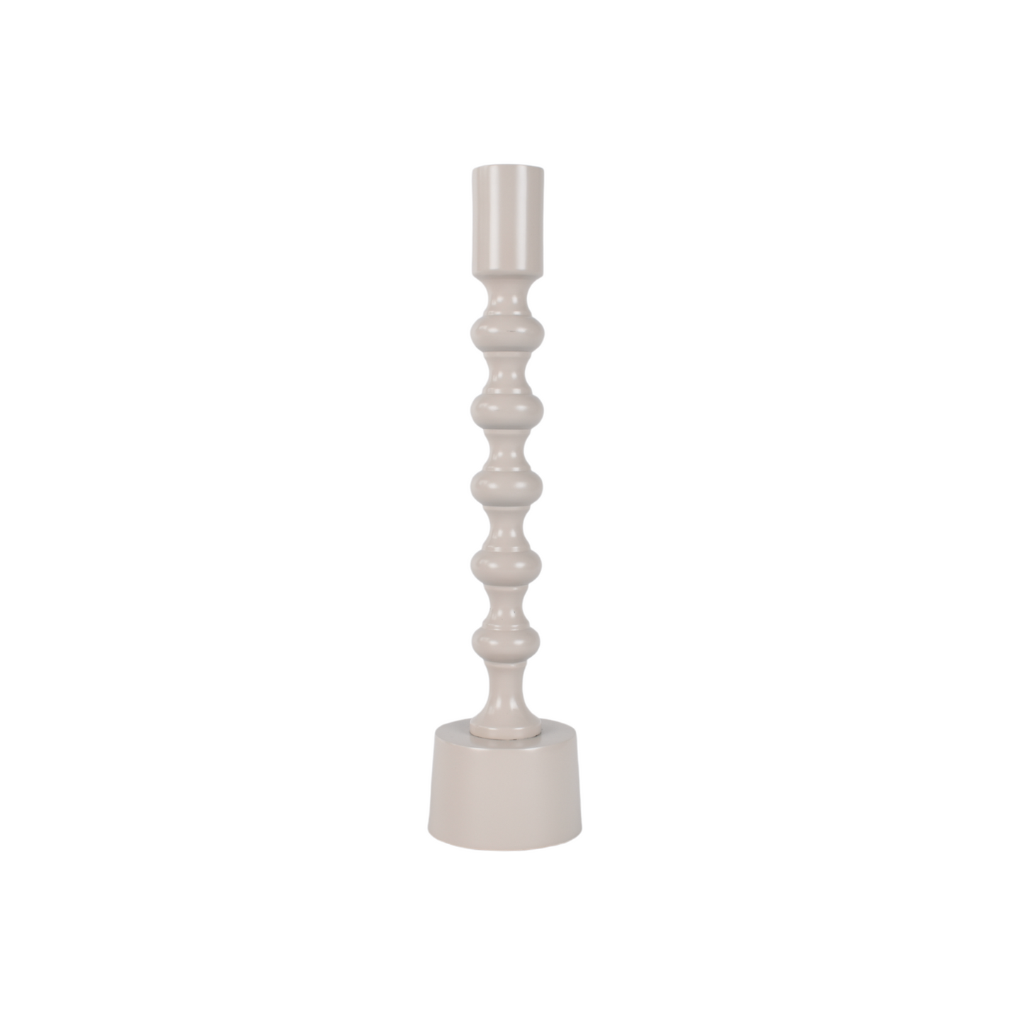 Kandelaar Bubble | Beige 27 cm