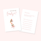 Uitnodiging kinderfeestje | Ballerina